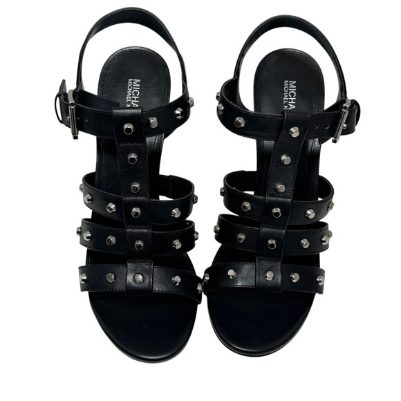 Michael Kors Women's Jagger Studded Stiletto Sandals, Black size 10 NEW $185 - Picture 5 of 7